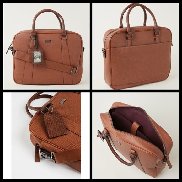 💕TED BAKER💕 Degrees Textured Laptop Briefcase - Picture 5 of 16